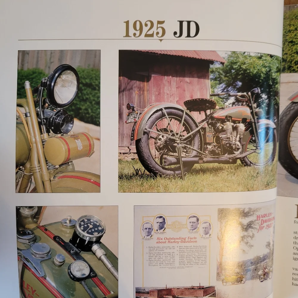 Harley-Davidson Rolling Sculpture Book ~ Pictorial Celebration of First 95 Years